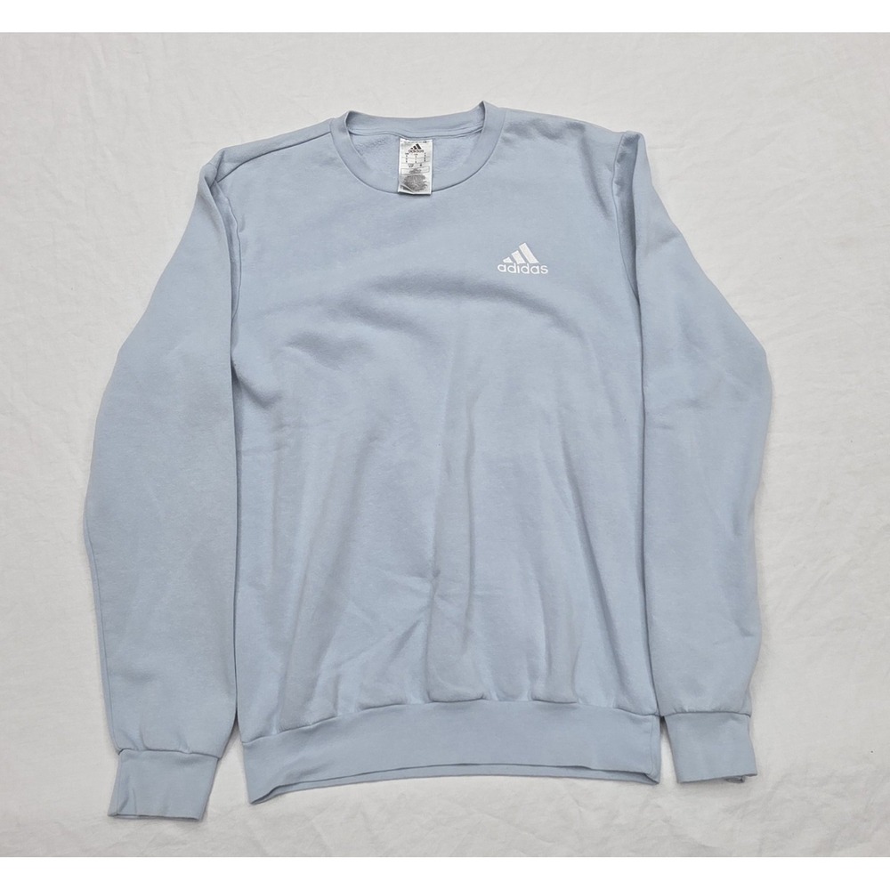 Adidas Light Blue Crew Neck Pullover Sweatshirt Size‎ Small